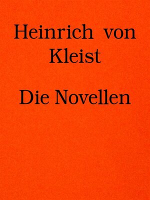 cover image of Die Novellen
